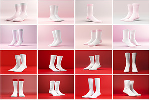 Socks Mockup Picture Bundle