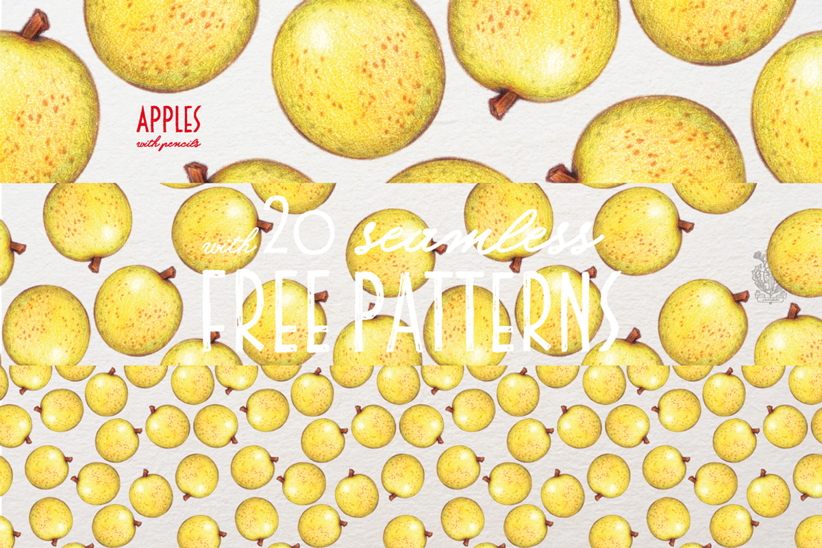 Apples With Colour Pencils + Bonus, a Food Illustration by Andrea Tardivo (Photo 6 of 15)