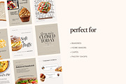 Minimalist Bakery Instagram Template, a Templates & Theme by Pawprints Canvas Co. (Thumbnail 3 of 7)