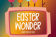 Easter Wonder Typeface, a Handwritten Font by Seemly Fonts (Thumbnail 1 of 6)