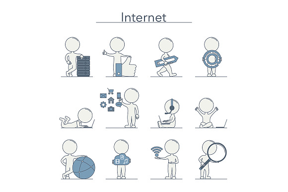 Outline People Internet