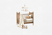 Baby Neutrals Watercolor Clipart, a Person Illustration by Wild Honey Design Co. (Thumbnail 5 of 5)