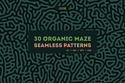 Organic Maze Seamless Patterns, a Pattern Graphic by dvtchk (Thumbnail 12 of 12)