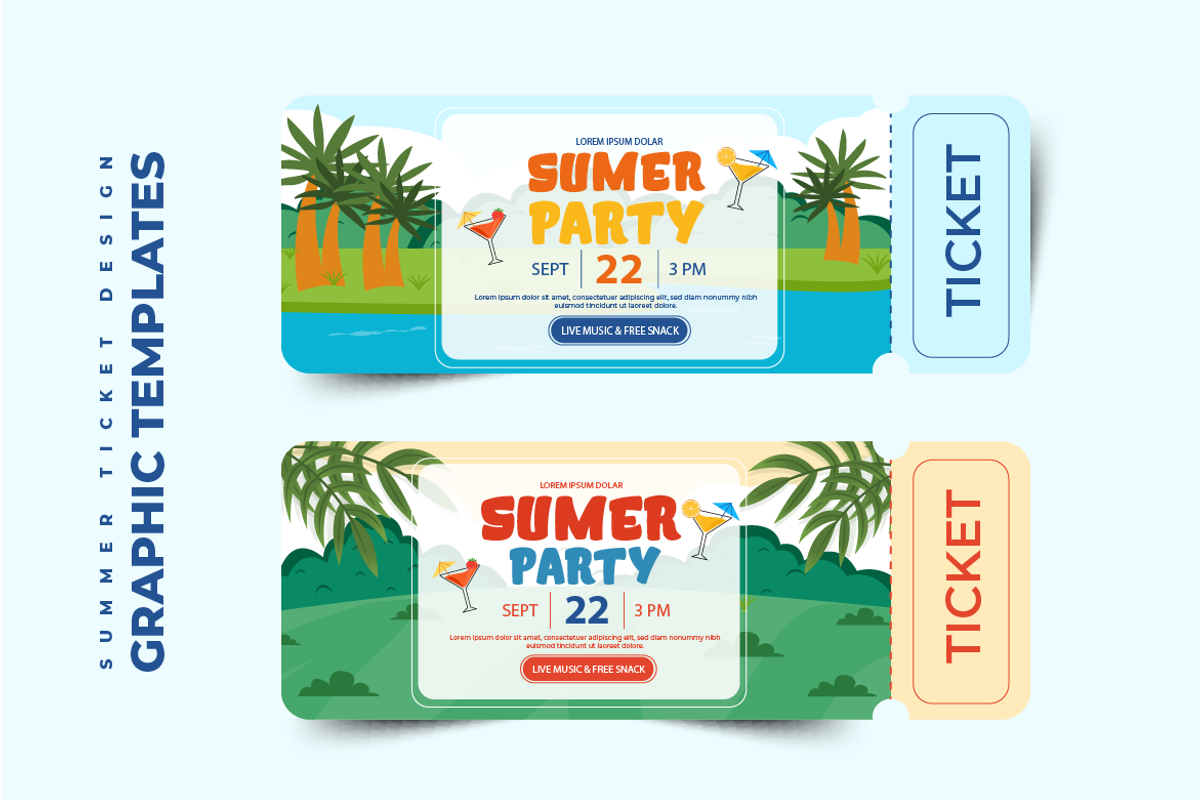 Summer Set Graphic Design V29, a Flyer Template by twinstd (Photo 4 of 6)