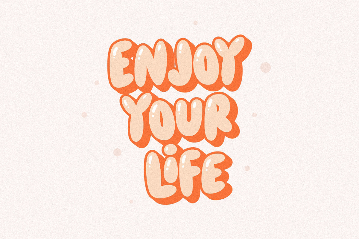 Smothy - Bubble Font Style, a Sans Serif Font by HansCo Studio (Photo 5 of 9)