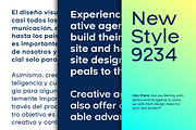 Horas Geometric Sans Serif, a Sans Serif Font by Yukita Creative (Thumbnail 8 of 11)