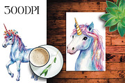 Patriotic Unicorn PNG Clipart, an Illustration by Libby Wishes (Thumbnail 6 of 6)
