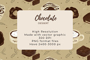 Chocolate Dessert Clipart, an Illustration by ryelart.design (Thumbnail 3 of 3)