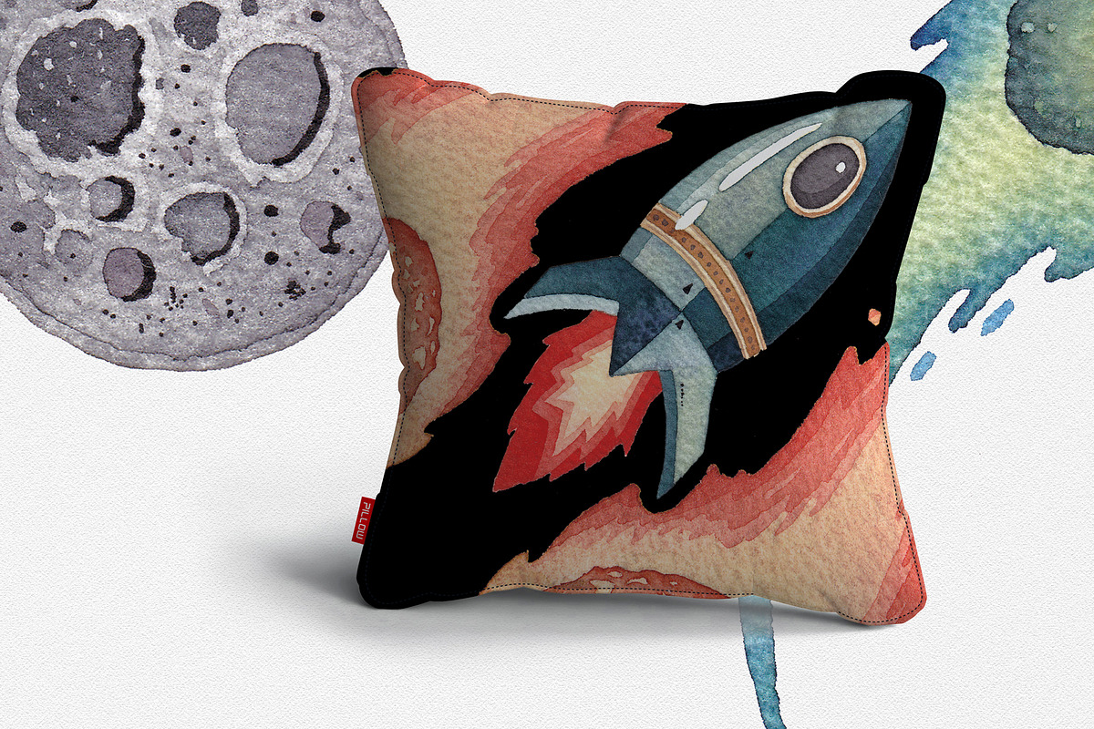 Astronomical (Watercolor Clip art), an Illustration by Soir Creative (Photo 5 of 5)