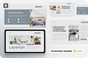 Furniture & Interior Google Slide, a Presentation Template by SquidPixey
