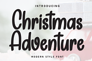 Christmas Adventure | Script Font, a Handwritten Font by Scratchones (Thumbnail 1 of 8)