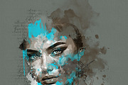Mixed media art photo effect, an Action Add-On by MRI STUDIO (Thumbnail 9 of 19)