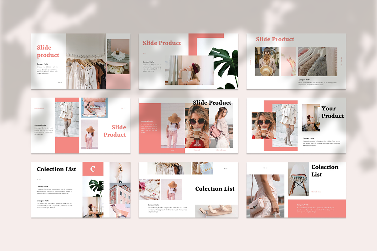 Chic Stunning Google Slides Template, a Presentation Template by uiplus