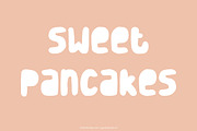 Sweet Pancakes handmade Font, a Font by Fun Font Shop (Thumbnail 1 of 2)