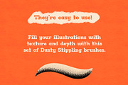 Dusty Inkers for Procreate, a Brush Add-On by Nubikini Studio & Co. (Thumbnail 5 of 5)