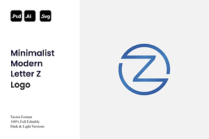 Minimalist Modern Letter Z Logo, a Branding & Logo Template by Luxury Logos