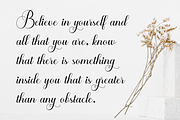 Garselyna - Elegant Calligraphy Font, a Script Font by Imiftype Studio (Thumbnail 5 of 10)