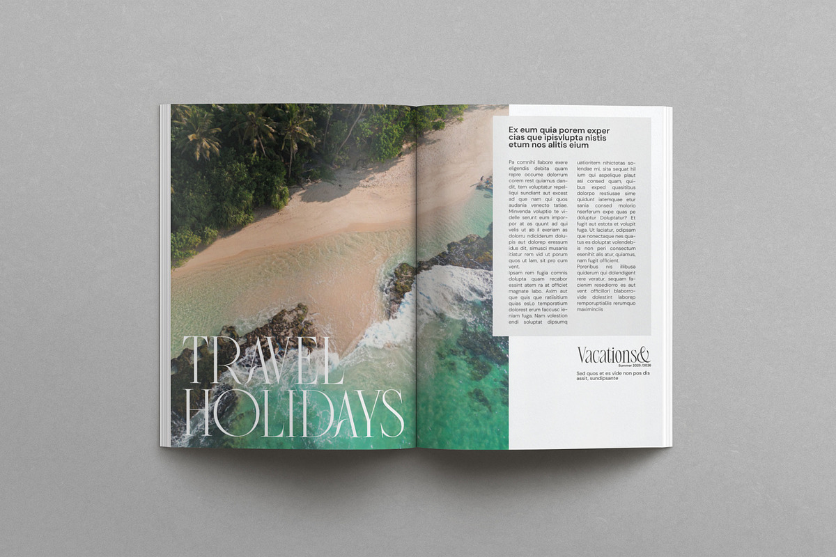 Travel Brochure Template, a Magazine Template by Creatiya Type (Photo 7 of 11)