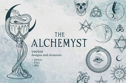 The Alchemyst, an Illustration by Croisy