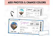 EDITABLE Boarding Pass Template, a Templates & Theme by Templatables (Thumbnail 2 of 8)