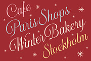 Winter Fonts Bundle, a Script Font by Andfonts (Thumbnail 4 of 8)
