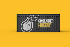 Cargo Container Mockup