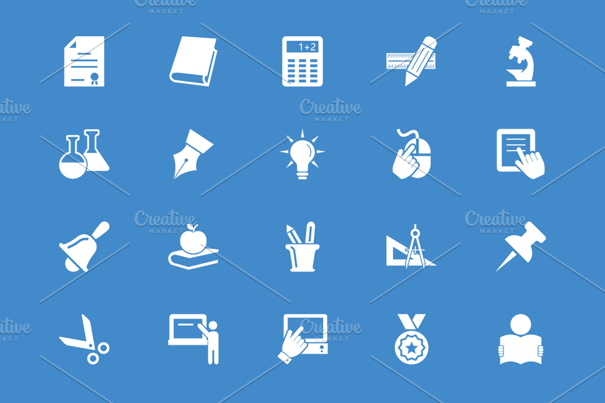 School and Education Vector Icons preview 2