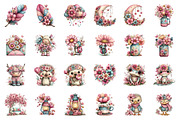 Whimsical Spring Clipart, an Illustration by CreationArt (Thumbnail 3 of 7)