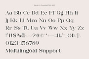 Faleys - Modern Serif Typeface, a Serif Font by Muflieart (Thumbnail 9 of 10)