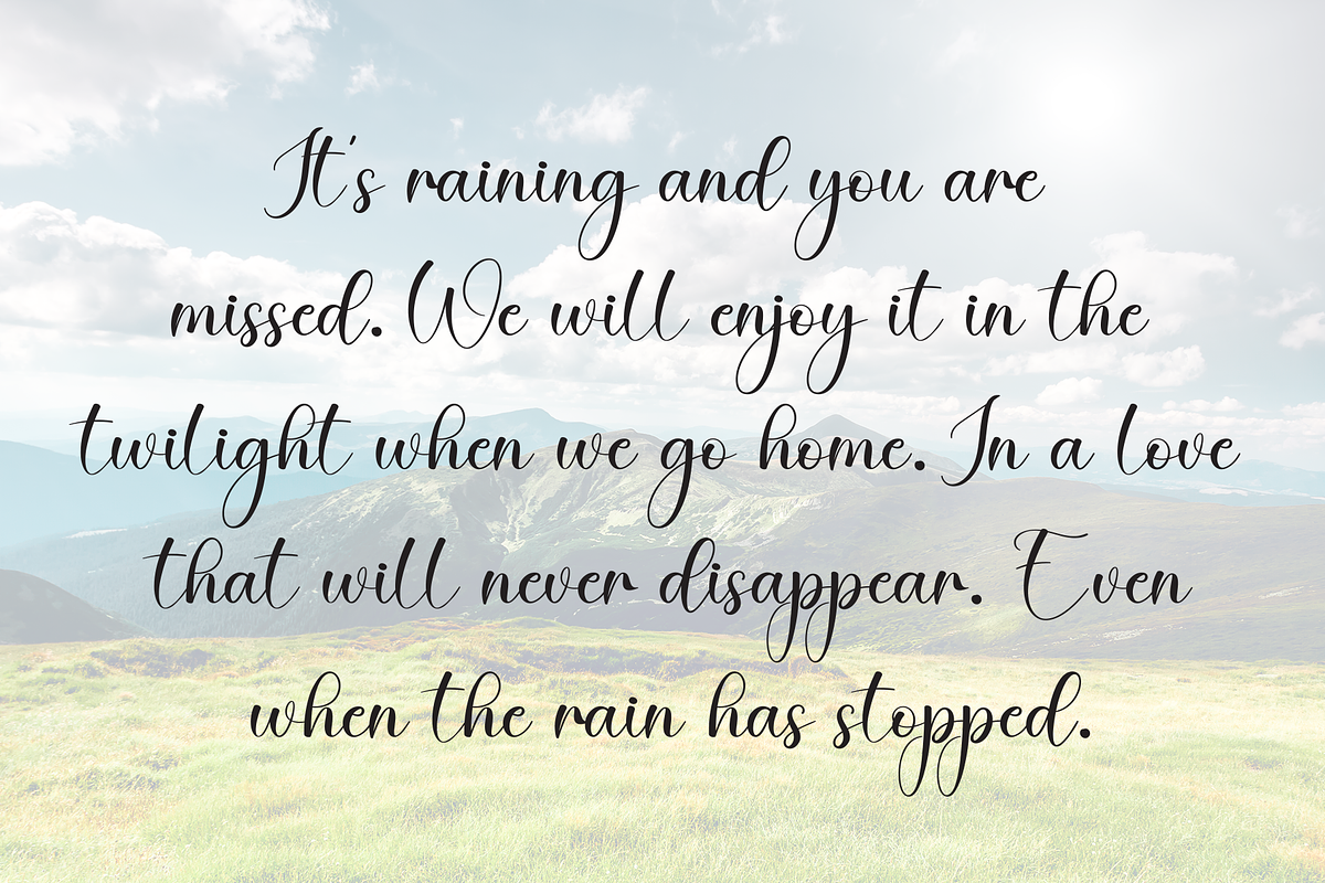 Bargain | Script Font, a Handwritten Font by Scratchones (Photo 6 of 9)