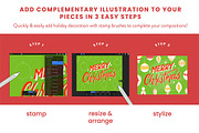 Holiday Hand Lettering DIY Card Kit, a Brushes & More by Unfettered Letters (Thumbnail 6 of 9)