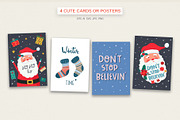 Christmas Greeting Card Set, a Decorative Illustration by Irina Ostapenko (Thumbnail 2 of 4)