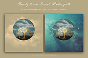 Dream Catchers: Golden Trees & Stars, an Object Graphic by Illumineer Media & Design (Thumbnail 6 of 11)