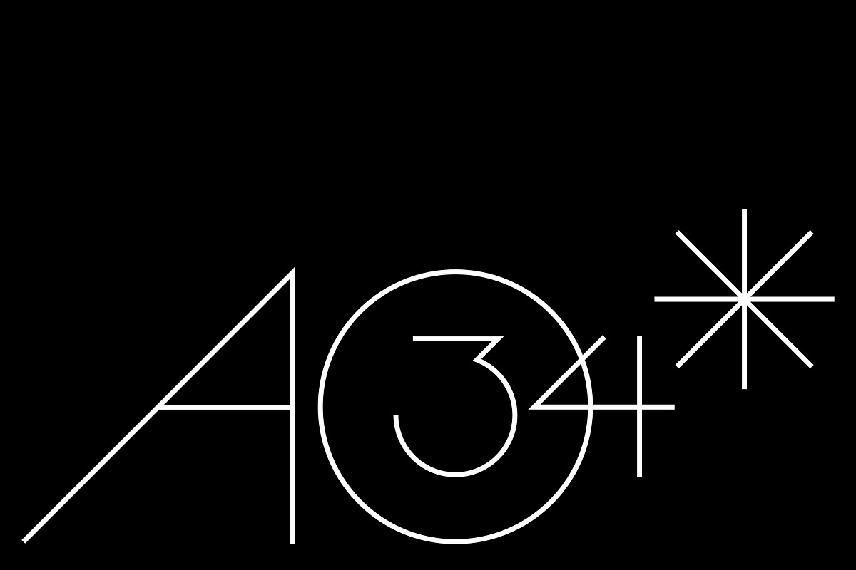 Srg Linear - Geometric typeface preview 6