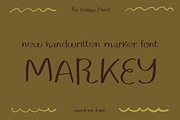 MARKEY | Handwritten Marker Font, a Handwritten Font by Ashiya Pixel (Thumbnail 1 of 6)