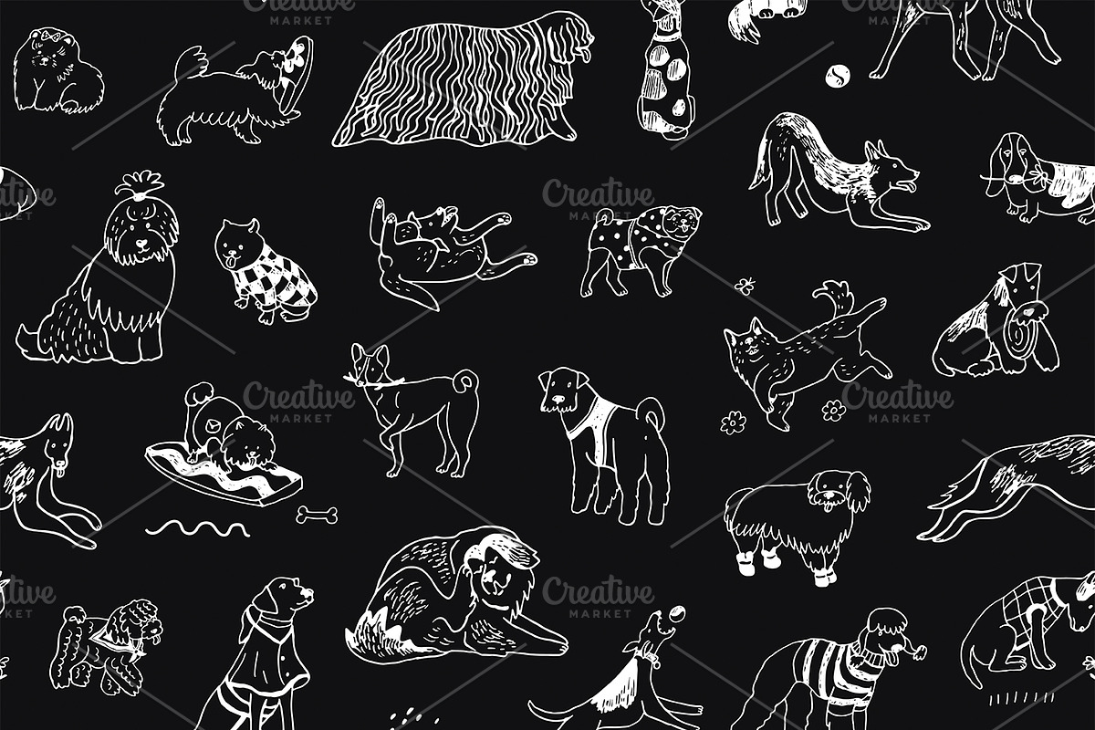 Funny Dogs, an Animal Illustration by GooseFrol (Photo 14 of 14)