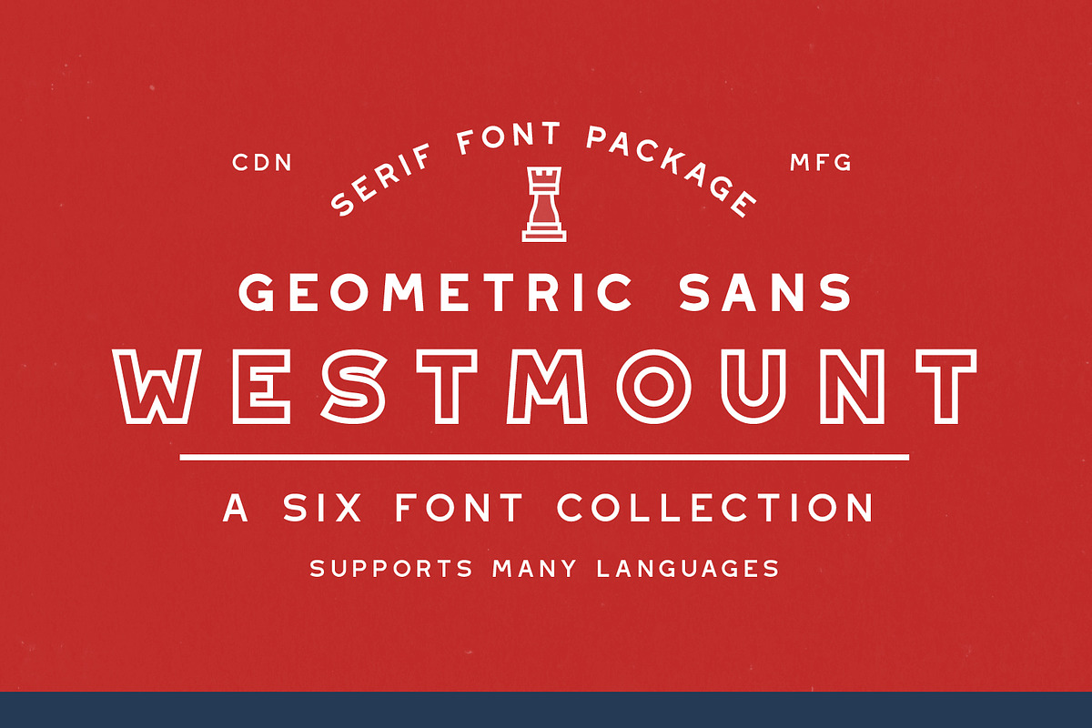 Westmount - 6 Sans Serif Fonts