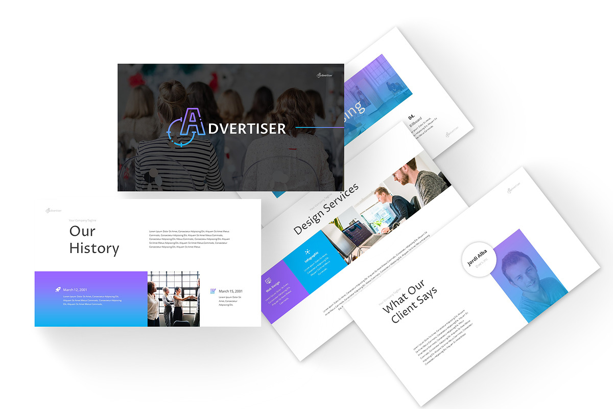 Advertiser - Powerpoint Template, a Presentation Template by kylyman