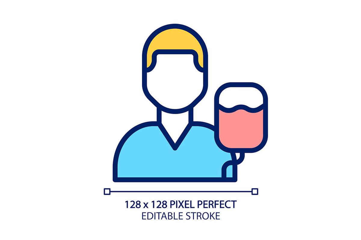 Intensive care pixel perfect RGB, an Outline Icon by IMG Visuals