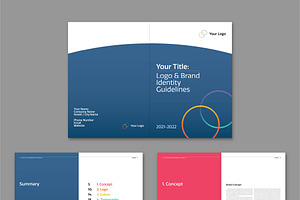 Brand Guidelines Brochure Layout