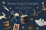 The Little Theatre Collage Pack 180+, an Object Graphic by Design Alchemy Studio (Thumbnail 5 of 14)