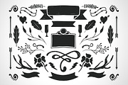 Malloy Font with Elements, a Script Font by WCKY.STD (Thumbnail 5 of 7)