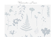 BUNDLE Floral watercolor paper, a Texture Illustration by Anna Sokol (Thumbnail 57 of 71)