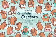 Medical Capybara Clipart, a Healthcare Illustration by Palau (Thumbnail 1 of 10)