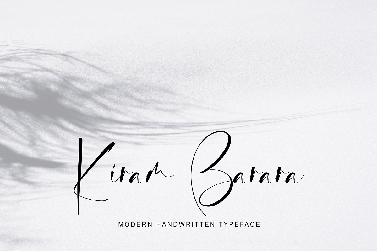 Algoriton, a Script Font by pineungtype (Photo 9 of 10)