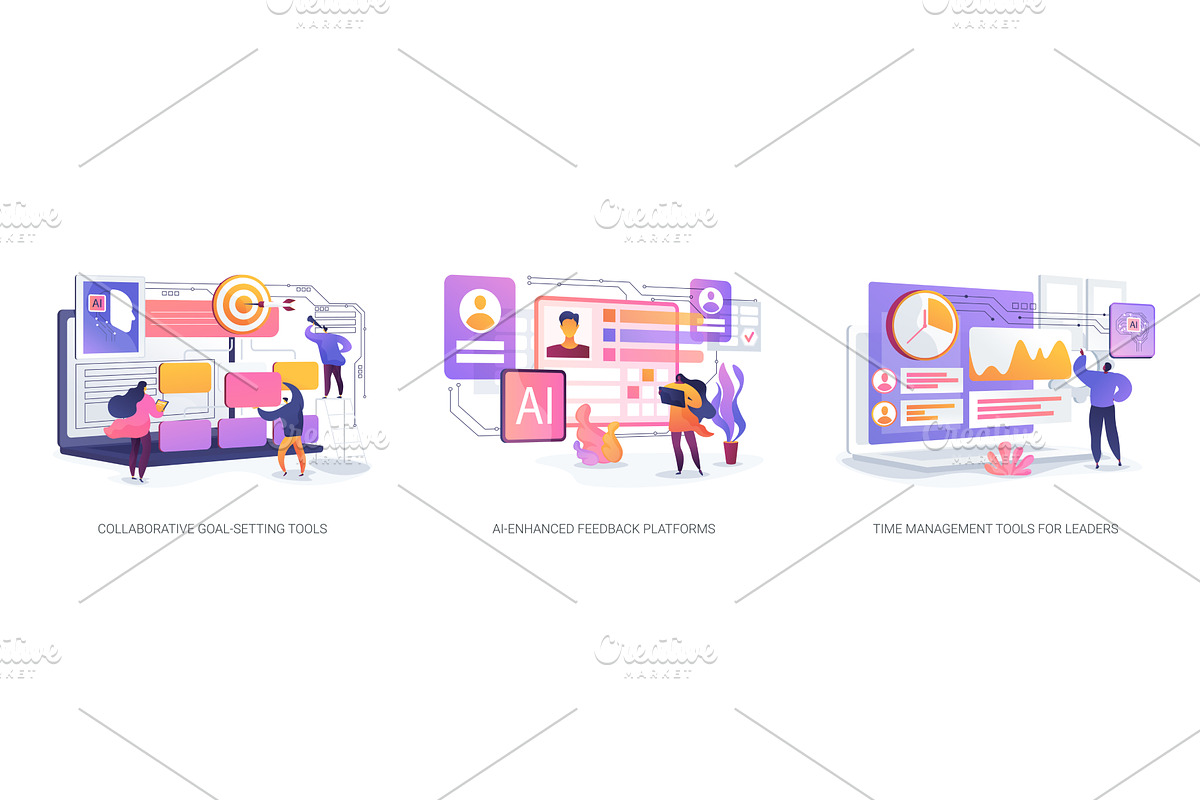 AI and Digital Tools for Effective, a Technology Illustration by Visual Generation