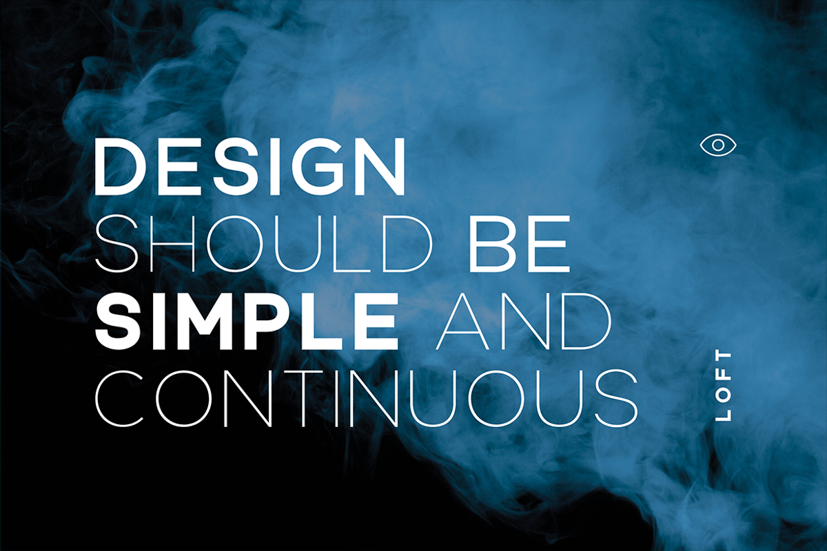 LOFT - Minimal Display Font Family, a Sans Serif Font by Designova® (Photo 6 of 15)