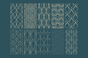Geometric Art Deco Patterns, a Pattern Graphic by Firowerk (Thumbnail 6 of 9)