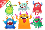 Gummy Grins - 6 Cute Monsters, a Decorative Illustration by D R A W K M A N (Thumbnail 7 of 7)