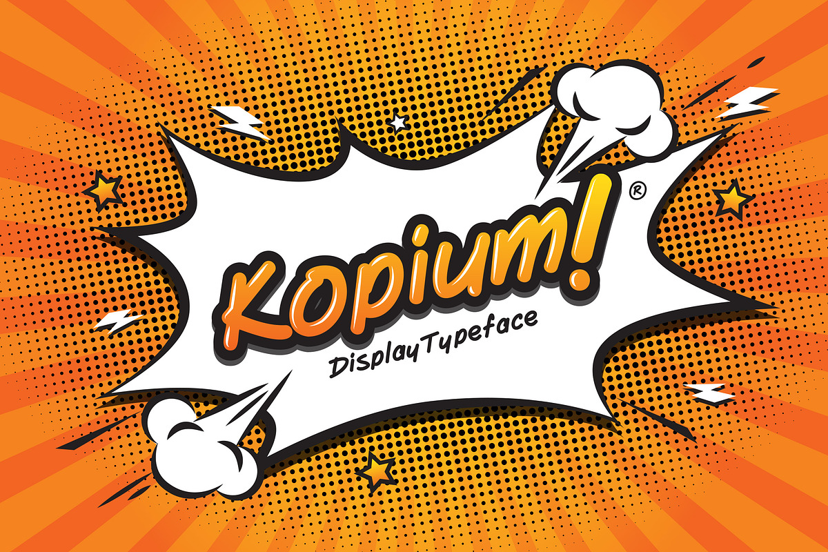 Kopium, a Handwritten Font by illustrated (Photo 1 of 12)